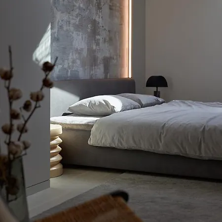 High Ceiling Loft With Its Own Backyard And A Terrace شقة تالين