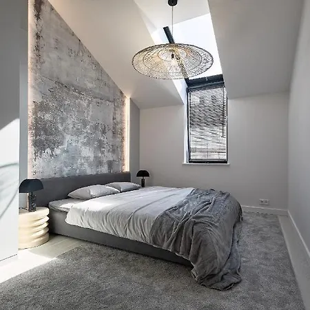 High Ceiling Loft With Its Own Backyard And A Terrace شقة تالين